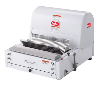 Berkel MB1/2STD 0.5" Slice Size White Polyester Powder Coat Countertop Bread Slicer