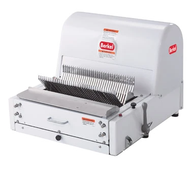 Berkel MB1/2STD 0.5" Slice Size White Polyester Powder Coat Countertop Bread Slicer