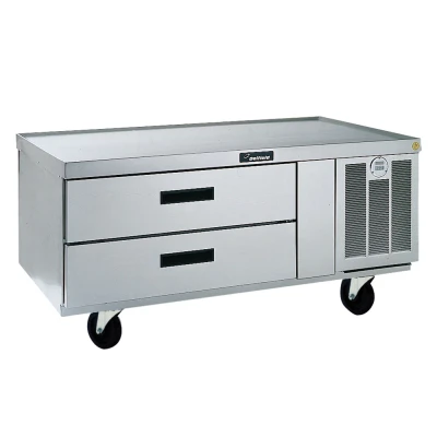 Delfield F2952CP 52-1/4"W One-Section Two Drawers Refrigerated Low-Profile Equipment Stand