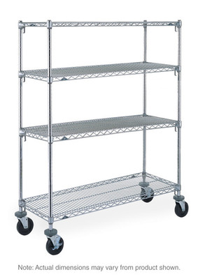Metro A556BC 60" W x 18" D x 74" H Super Adjustable Super Erecta Starter Shelving Unit