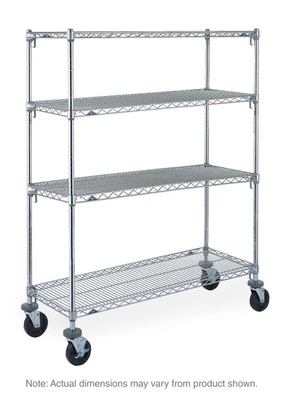 Metro A556BC 60" W x 18" D x 74" H Super Adjustable Super Erecta Starter Shelving Unit