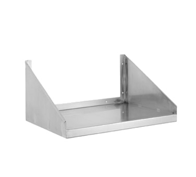Channel MWS2424 Microwave Shelf Wall-Mounted Solid 24"W 18/304 Stainless Construction
