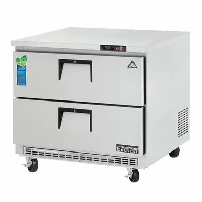 Everest Refrigeration ETBSR2-D2 35.63"W One-Section Drawered Undercounter/Worktop Refrigerator