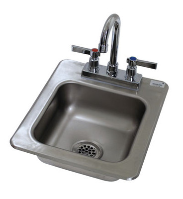 Advance Tabco DI-1-25-1X 1 12&quot; W x 18.5&quot; D Compartment Stainless Steel Drop-In Sink