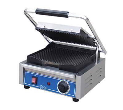 Globe GPG10-E Electric Countertop Bistro Panini Grill - 120 Volts