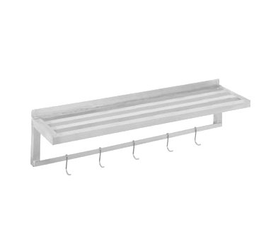 Channel TWS1236 Shelf Wall-Mounted Tubular 36"W Aluminum Construction
