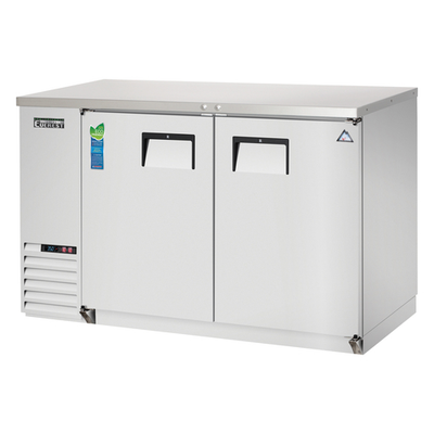 Everest Refrigeration EBB48-SS 49"W Two-Section Solid Door Back Bar Refrigerator