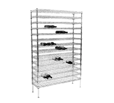 Metro Wc237C Super Erecta Cradle Wine Shelving Wire 36"W Chrome Plated Finish