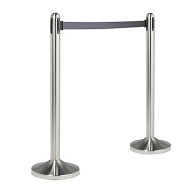 American Metalcraft RSRTGY Securit Barrier Post and Base System portable