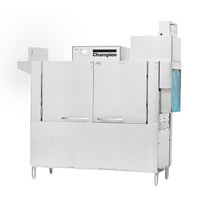 Champion 64 PRO Proportional Rinse Pro Series With 64&quot; W Two-Tank Rack Conveyor Dishwasher