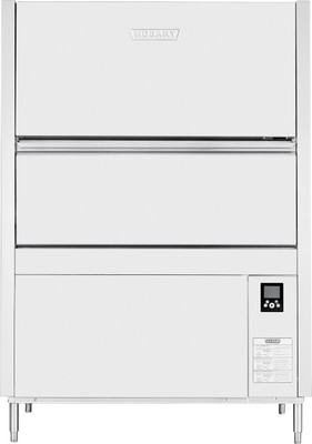 Hobart PW20N-BAS-1 58.26" W Stainless Steel Front Loading Pot Pan Utensil Washer - 208/240 Volts