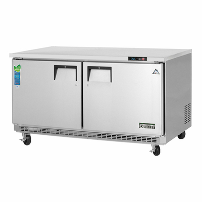 Everest Refrigeration ETBWR2 59.25"W Two-Section Solid Undercounter/Worktop Refrigerator