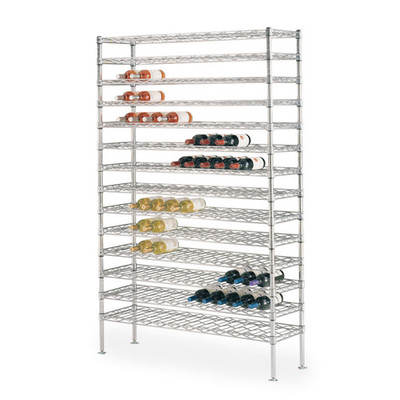Metro WC258C 48" W x 14" D x 86.75" H Super Erecta Cradle Wine Shelving