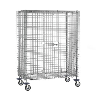 Metro Sec55Dc Super ErectaSecurity Unit Mobile Chrome Plated Finish 52-3/4"W