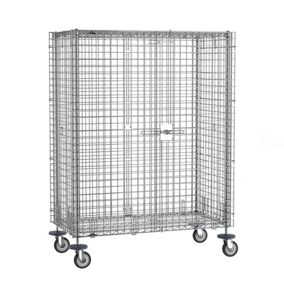 Metro Sec55Dc Super ErectaSecurity Unit Mobile Chrome Plated Finish 52-3/4"W