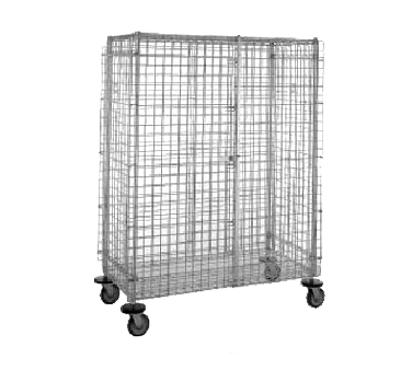 Metro Sec55Ek3 Super Erecta Security Unit Mobile Metroseal 3 Epoxy-Coated Corrosion-Resistant Finish 52-3/4"W