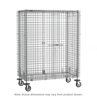 Metro Sec53Ecq Qwikslot Security Unit Mobile Chrome Plated Finish 40-3/4"W