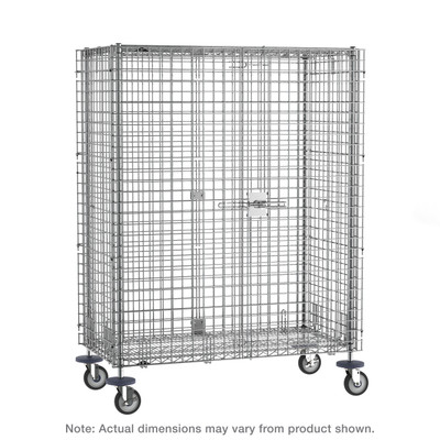 Metro Sec53Ecq Qwikslot Security Unit Mobile Chrome Plated Finish 40-3/4"W