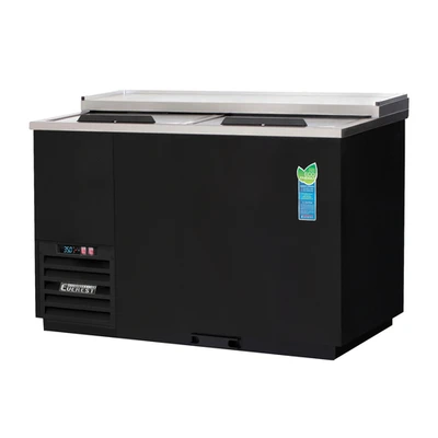 Everest Refrigeration EGC50 49.5"W Solid Door Solid Slide Lid Glass &amp; Plate Chiller