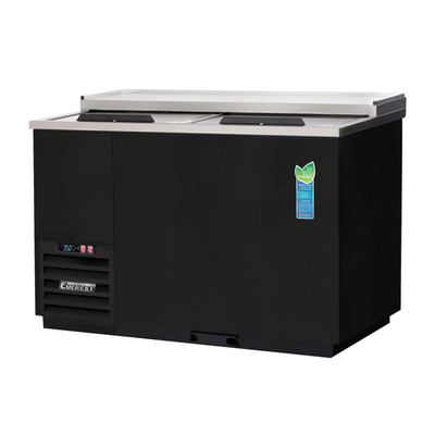 Everest Refrigeration EGC50 49.5"W Solid Door Solid Slide Lid Glass &amp; Plate Chiller