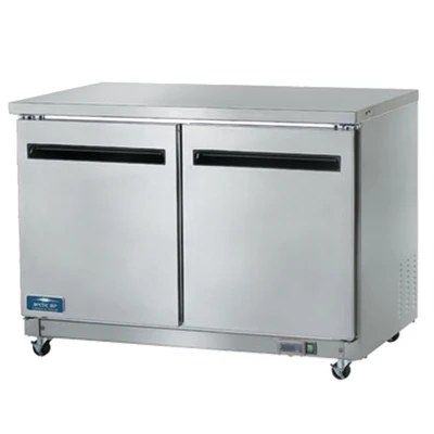 Arctic Air AUC48R 48.25" W Two-Section Solid Door Undercounter Refrigerated Work Top Counter