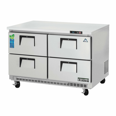 Everest Refrigeration ETBR2-D4 47.5"W Two-Section Drawered Undercounter/Worktop Refrigerator