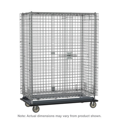 Metro Sec53Lcq Qwikslot Security Unit Mobile 38-1/2"W Chrome Plated Finish