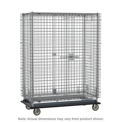 Metro Sec53Lcq Qwikslot Security Unit Mobile 38-1/2"W Chrome Plated Finish