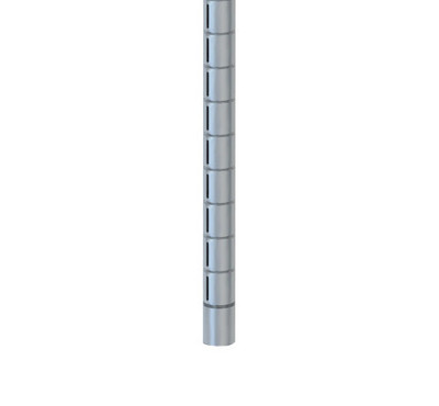 Metro 74Upq Qwikslot Post 74-5/8"H Mobile Super Erecta Brite