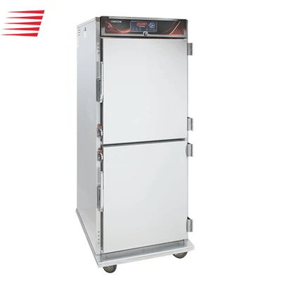 Cres Cor RO151FUA18DEZ Quicktherm 18 Pan Sets All Stainless Steel Universal Slides Correctional Rethermalization and Convection Hold Oven - 208 Volts
