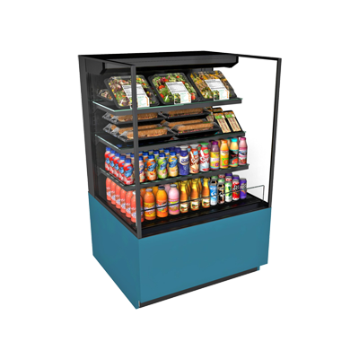 Structural Concepts NR4855RSSV 47.75&quot;W Reveal Self-Service Refrigerated Case