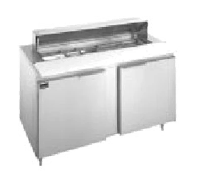 Randell 9601-290 60" W Two-Section Two Door Refrigerated Counter/Salad Top