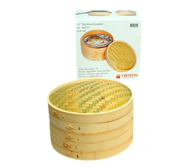 Town 34212/CS 12" Bamboo Steamer Set