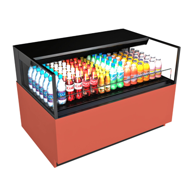 Structural Concepts NR3633RSSV 35.75&quot;W Reveal® Self-Service Refrigerated Case