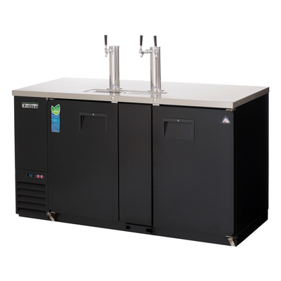 Everest Refrigeration EBD3-24 68"W Two-Section Solid Door Direct Draw Keg Refrigerator