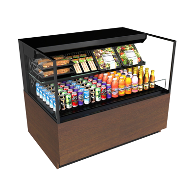 Structural Concepts NR3640RSSV 35.75&quot;W Reveal Self-Service Refrigerated Case