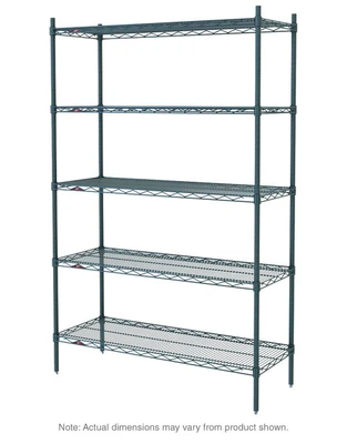 Metro 5N327K3 Super Erecta Starter Shelving Unit 30"W Metroseal 3 Epoxy-Coated Corrosion-Resistant Finish,