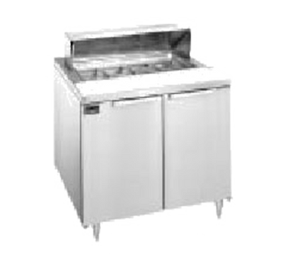 Randell 9801-290 36&quot; W Two-Section Two Door Refrigerated Counter/Salad Top