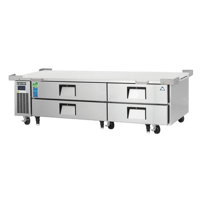 Everest Refrigeration ECB82-86D4 86.25"W Four Drawer Chef Base Refrigerator