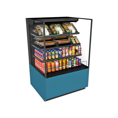Structural Concepts NR3655RSSV 35.75"W Reveal Self-Service Refrigerated Case