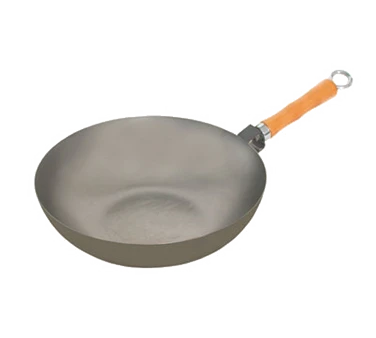 Town 34733 11-1/2" Steel Mandarin Wok Pan