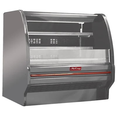 Howard McCray R-OD40E-6L-S-LED 75" W Dairy Curved End Open Merchandiser
