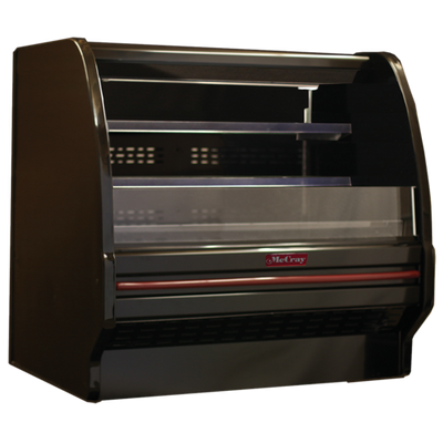 Howard McCray SC-OD40E-3L-B-LED 39" W Dairy Curved End Open Merchandiser