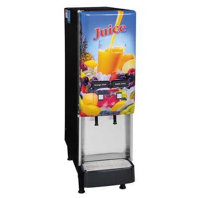 Bunn 37900.0008 JDF-2S Silver Series 2-Flavor Cold Beverage System - 120 Volts
