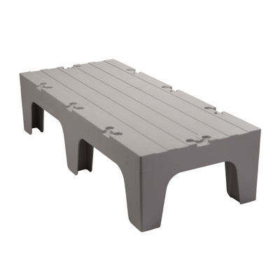 Cambro DRS48480 S-Series Dunnage Rack Solid Top 3000 Lbs. Load Capacity 48"W Speckled Gray
