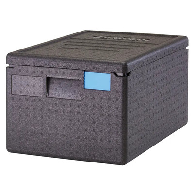 Cambro EPP180110 48.6 Qt. Black Polypropylene Top Load Cam GoBox Insulated Food Pan Carrier