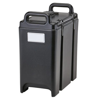 Cambro 350LCD110 3-3/8 Gallon Black Soup Carrier Plastic