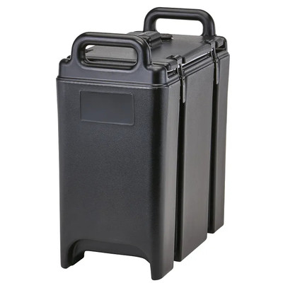 Cambro 350LCD110 3-3/8 Gallon Black Soup Carrier Plastic