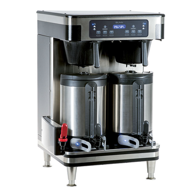 Bunn 53200.0100 Stainless Steel ICB TWIN Automatic Coffee Brewer - 120-240  Volts 6000 Watts - Culinary Depot