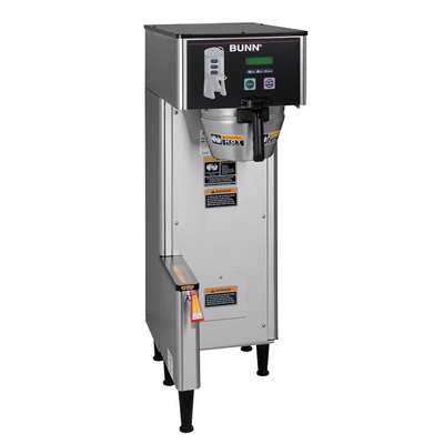 Bunn 34800.0017 16.3 to 18.9 Gal/Hour Stainless Steel SINGLE TF DBC BrewWISE ThermoFresh Coffee Single Brewer - 120 Volts 2200 Watts